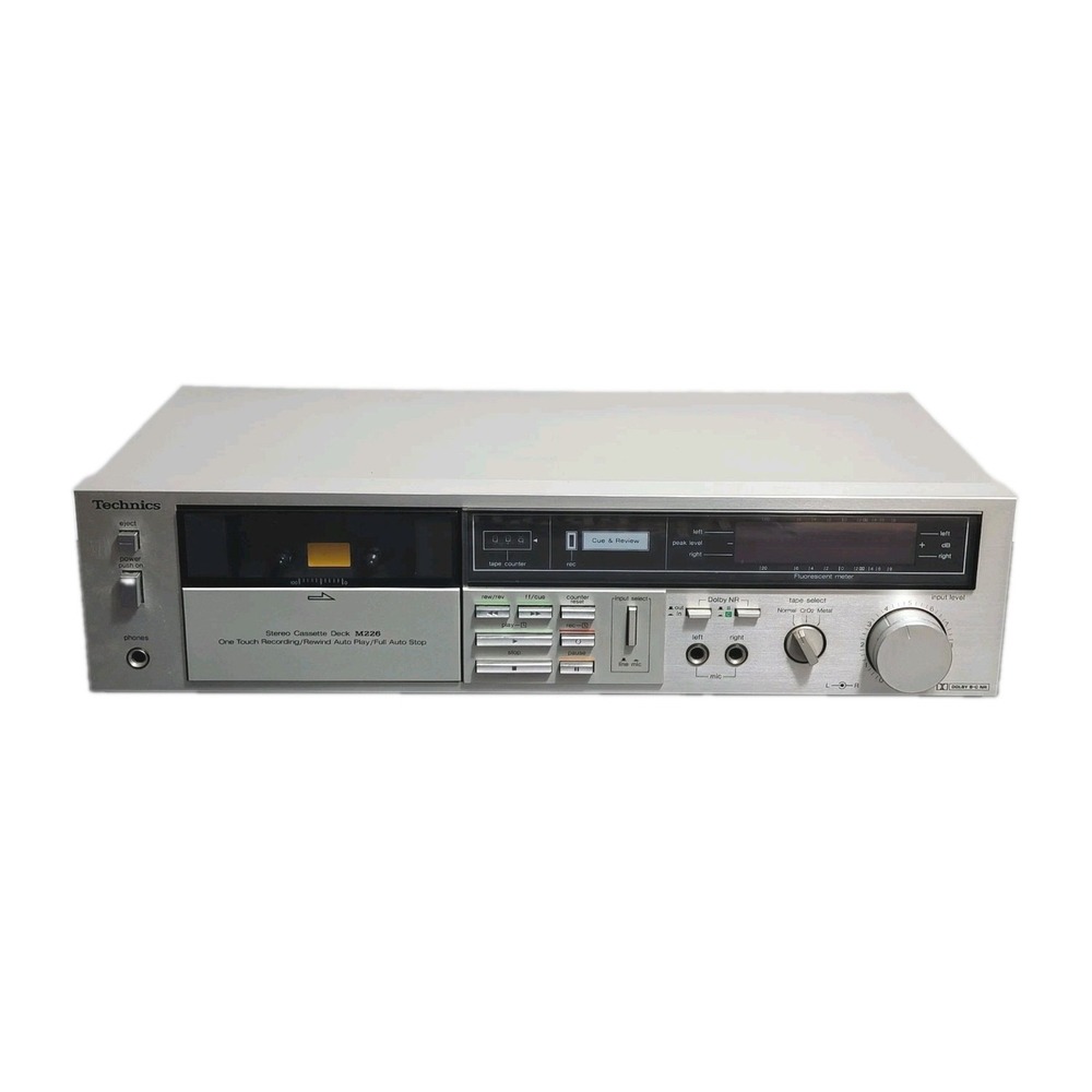 Vintage Technics RS-M226 Stereo Cassette Deck Dolby Fully Tested + Manual